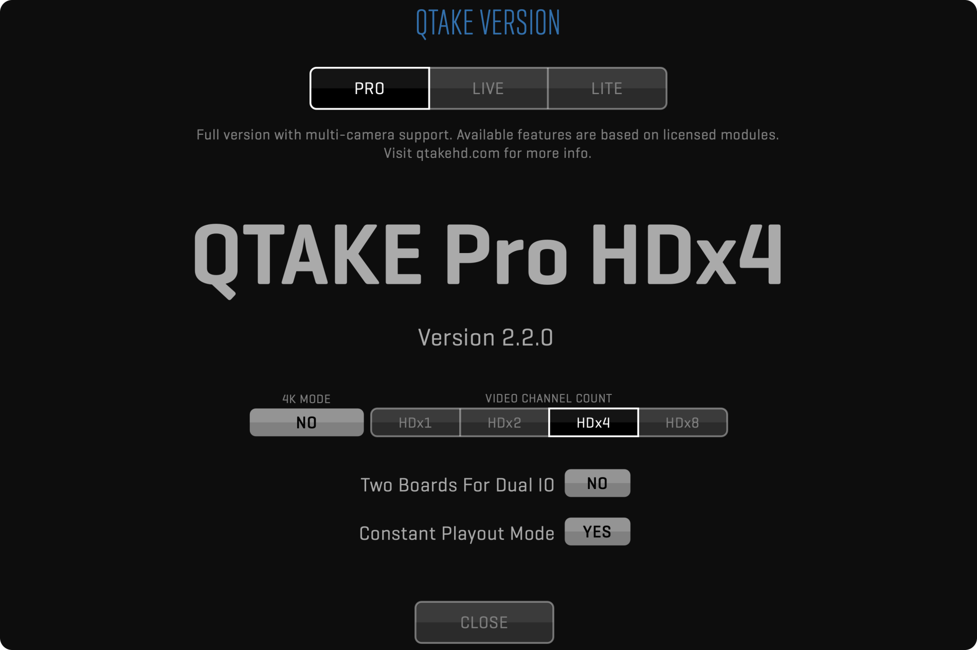 QTAKE Manual QTAKE Pro User Guide