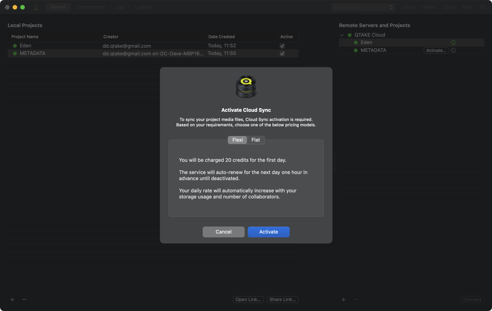 QTAKE Server Manual QTAKE Server User Guide